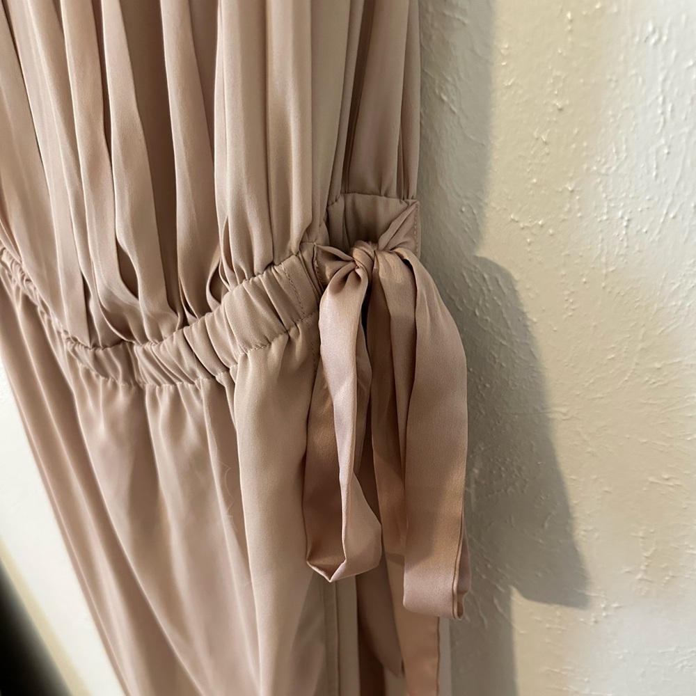 Ark&co cream strapless dress with cinched waist​​​ - Picture 6 of 8